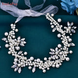 Beaded Rhinestones Wedding Belt Crystal Bridal Belts Evening Gown Belts for Woman Bling Belts Sparkly Pearl Belt SH186