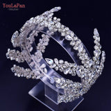 Luxury Wedding Headband Bride Tiara Hair Accessory Handmade Women Headpieces for Party Queen Bridal Crown Jewelry HP425