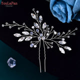 Crystal Hair Pin for Woman Bridal Girl Hairpin Wedding Hair Accessories Bride Hair Clip Bridesmaid Headdresses HP103-1