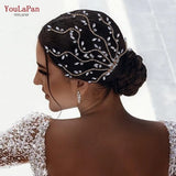 HP481 Crystal Wedding Comb Bridal Hair Clips Headdress Bridesmaid Women Headpiece with Comb Prom Hair Ornament Headwear