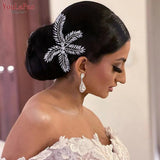 HP263 Bridal Hair Comb Handmade Rhinestone Bride Headpieces Women Hair Pins Party Wedding Hair Accessories Headwear