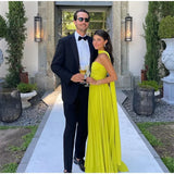 Classy A line Sweetheart Chiffon Long Prom Dresses Formal Summer Wedding Guest Dresses Wedding Guest Outfit HZ1214