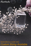 HP434 Bridal Headband Rhinestone Women Headwear Bride Crowns Tiaras Wedding Hair Accessories Pageant Party Headdress