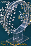 Headband for Girls Woman Hair Hoop Wedding Hair Accessories Handmade Bride Headwear Bridesmaid Bridal Headdress HP534