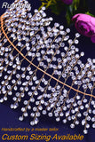 HP484 Bridal Tiara Leaf Shape Headband Wedding Hair Accessories Women Headdress Pageant Brides Headwear Hair Ornaments