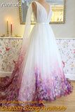 Halter Neck Chiffon A Line Floral Print Wedding Dress 2023 Pleats Garden Wedding Gowns for Bridal Robe De Mariée
