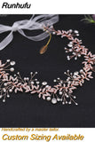 HP233 Crystal Wedding Hair Accessories Rhinestone Headband Flower Girl Hair Pieces Women Tiara Bridal Hair Jewelry