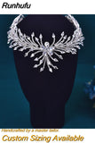 Luxury Headpiece for Bride Rhinestone Crown Wedding Tiaras Bridal Hair Accessories Women Tiara Pageant Headband HP385