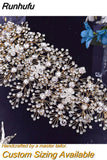 Luxury Headpiece for Bride Rhinestone Crown Wedding Tiaras Bridal Hair Accessories Women Tiara Pageant Headband HP385