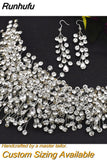 Luxury Headpiece for Bride Rhinestone Crown Wedding Tiaras Bridal Hair Accessories Women Tiara Pageant Headband HP385