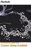 HP233 Crystal Wedding Hair Accessories Rhinestone Headband Flower Girl Hair Pieces Women Tiara Bridal Hair Jewelry