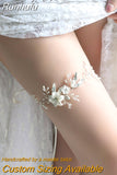 Wedding Garter Rhinestone Sexy Garters Women/Female/Bride Thigh Ring Bridal Lace Leg Ring Loop Bride Keepsake THS464
