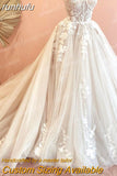 Court Train Wedding Dress 2023 Vestido Civil Tulle Wedding Dresses Sleeveless Lace Bodice Bridal Gown Robe de mariee