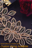 Hollow Leaf Headband for Woman Rhinestone Bridal Headpiece Wedding Hair Accessories Bridesmaid Bride Headdress HP256A