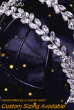 HP518 Bridal Tiara Wedding Hair Accessories Headpiece Woman Headband Pageant Jewelry Bride Headdress Hair Ornaments