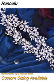Rhinestone Bridal Headbands Alloy Leaf Wedding Tiara Bride Wedding Hair Accessories Jewelry for Women Headpiece HP386