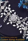 HP496 Shiny Wedding Hair Accessories Jewelry Bridal Tiara Woman Headband Rhinestone Headpiece for Pageant Headdresses
