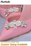 X19 Opal Diamond Shoe Buckle Rhinestones Women Decoration Buckle Shoe Shop Accessories 2023 High Heels Decorations