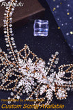 HP438 Shiny Rhinestone Bridal Headpiece Women Headdress Wedding Hair Accessories Jewelry Bride Head Piece for Party