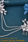 Woman Hair Comb Bridal Headdresses Wedding Hair Accessories Bride Tiara Hair Clip Pageant Headwear for Party HP523