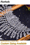 HP243 Full Rhinestone Headband for Women Bridal Headpiece Wide Hair Band Handmade Headwear Wedding Hair Accessories